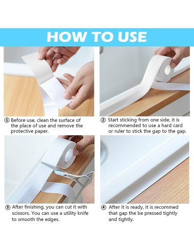 Tira de Sellado Autoadhesiva PVC 3.8CM x 3.2M Gris UIOCSSC