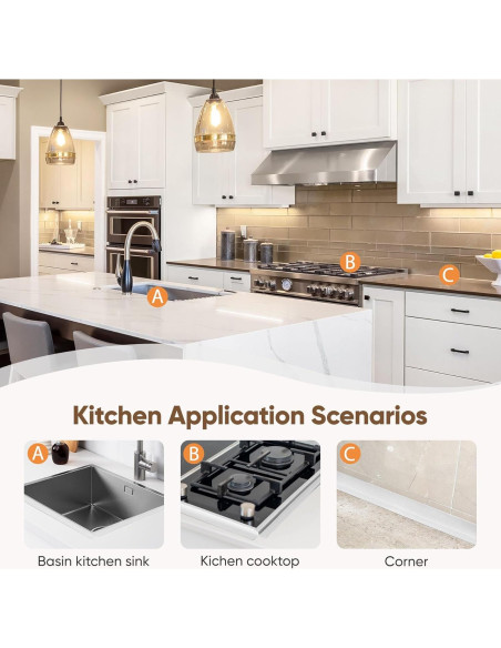 Cinta de Calafateo Autoadhesiva Blanca Effectlife 4 Rollos