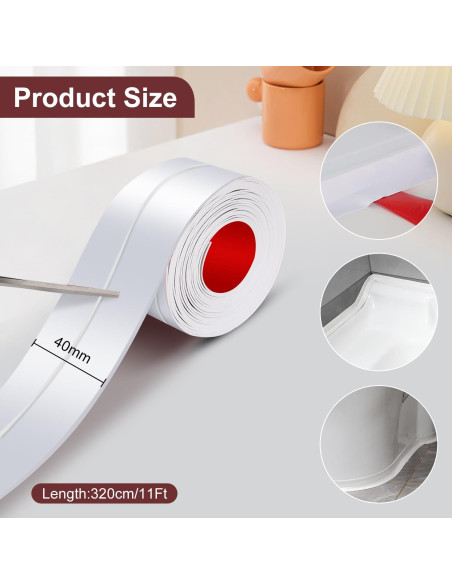 Cinta de Calafateo Blanca Autoadhesiva Kwtpsg 38mm x 3.2m