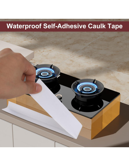 Cinta de Calafateo Blanca Autoadhesiva Kwtpsg 38mm x 3.2m
