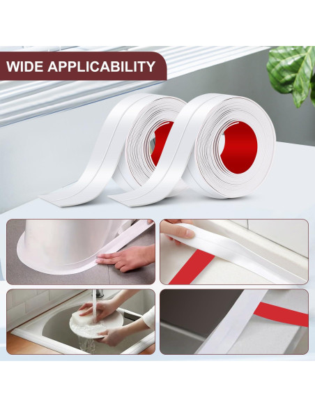 Cinta de Calafateo Blanca Autoadhesiva Kwtpsg 38mm x 3.2m