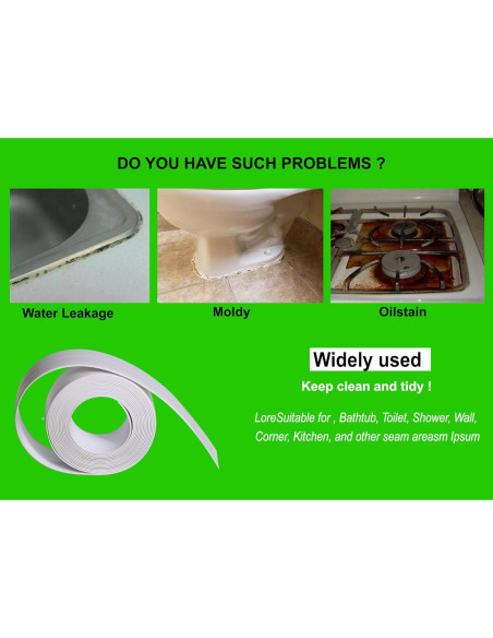 Cinta de Calafateo Autoadhesiva Impermeable AdhesiveX 3.05m