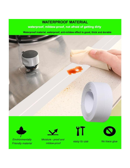 Cinta de Calafateo Autoadhesiva Impermeable AdhesiveX 3.05m