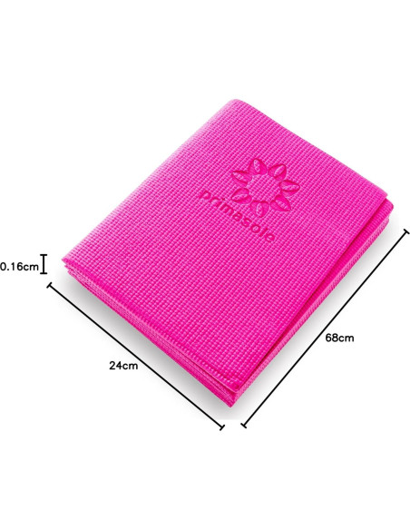 Colchoneta de Yoga Plegable Primasole 4mm Rosa Azalea