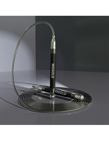 Cuerda de Velocidad MOGOLD 2-en-1 Ajustable para Boxeo y CrossFit