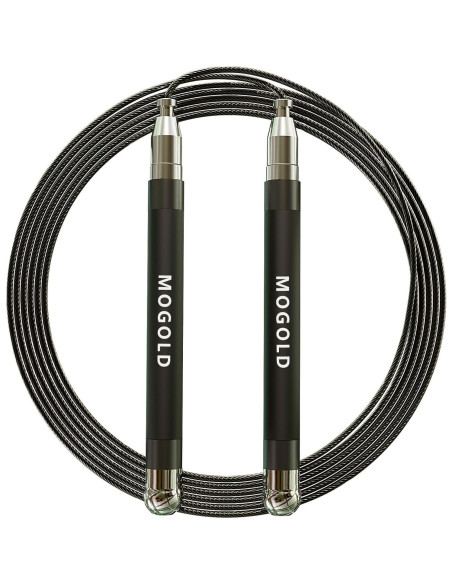 Cuerda de Velocidad MOGOLD 2-en-1 Ajustable para Boxeo y CrossFit