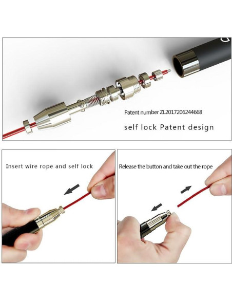 Cuerda de Velocidad MOGOLD 2-en-1 Ajustable para Boxeo y CrossFit