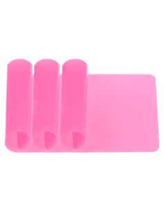 Alfombrillas de Silicona HARFINGTON 3pcs Rosa 15x10cm