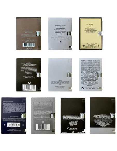 Conjunto de Muestras de Colonia para Hombres Sufeasdf 10 Piezas