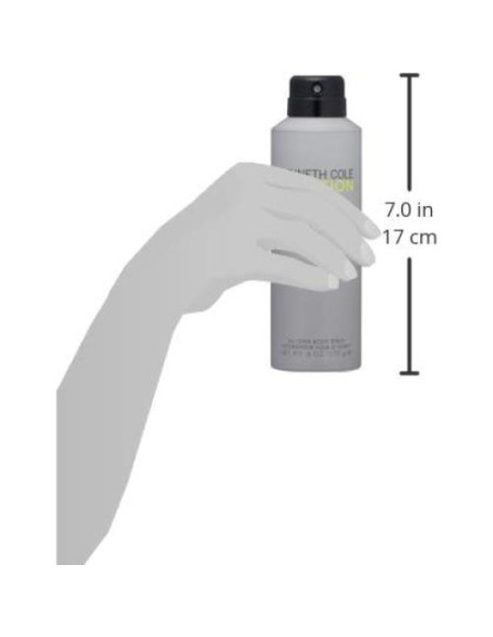 Spray Corporal Kenneth Cole Reaction 170g - Fragancia Cítrica