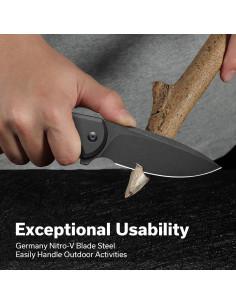 Cuchillo de Bolsillo CIVIVI Button Lock Praxis 9.06 cm Nitro-V 2