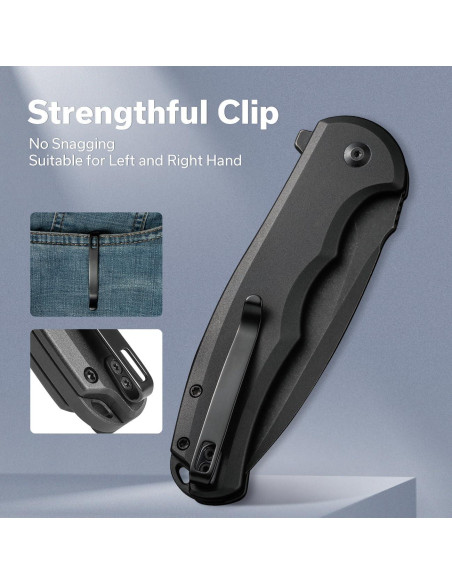 Cuchillo de Bolsillo CIVIVI Button Lock Praxis 9.06 cm Nitro-V