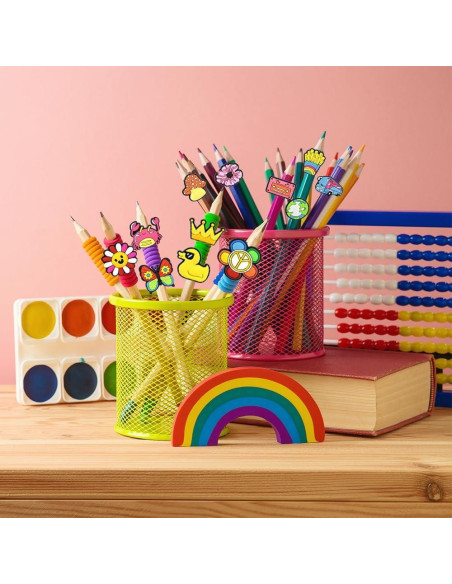 40 Adornos para Lápices Xuixi - Decoraciones Divertidas para Niños