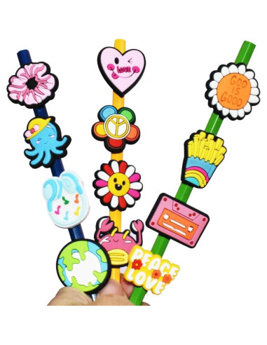 40 Adornos para Lápices Xuixi - Decoraciones Divertidas para Niños