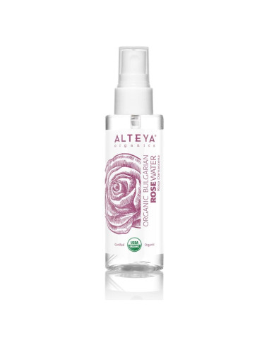 Agua de Rosa Orgánica Alteya 100ml - Certificada USDA