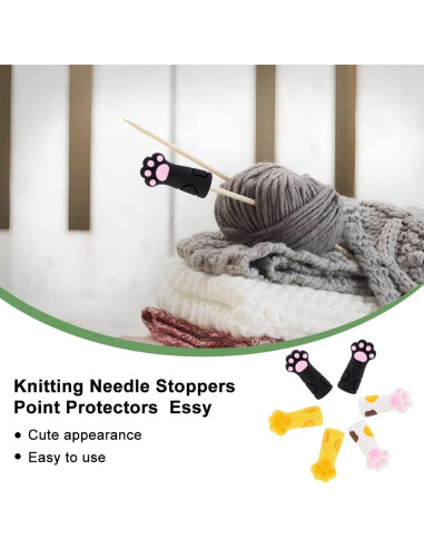 30 Adornos de Lápiz Silicona Garra de Gato Arricraft