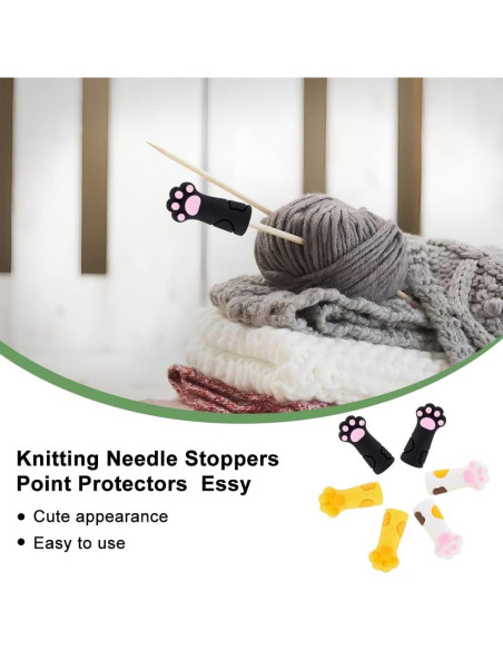 30 Adornos de Lápiz Silicona Garra de Gato Arricraft