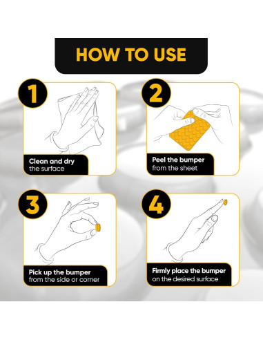 20 Tiras de Silicona Transparente Vellax 7.1 cm x 1 cm Antideslizantes