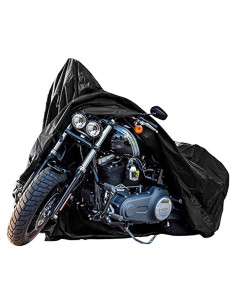 Cubierta de Motocicleta XYZCTEM Negra M 220 cm Impermeable