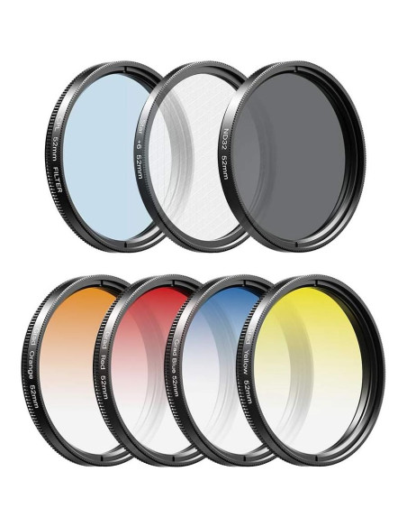 Kit de Lentes de Filtro Apexel 52mm para Cámara Smartphone