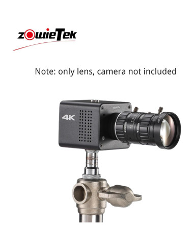 Lente Zoom 5-50mm 12MP C-Mount Zowietek para Raspberry Pi HQ