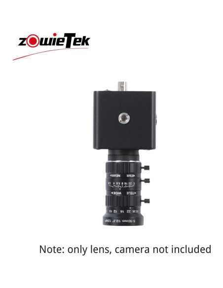 Lente Zoom 5-50mm 12MP C-Mount Zowietek para Raspberry Pi HQ