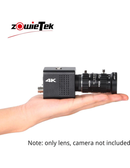 Lente Zoom 5-50mm 12MP C-Mount Zowietek para Raspberry Pi HQ