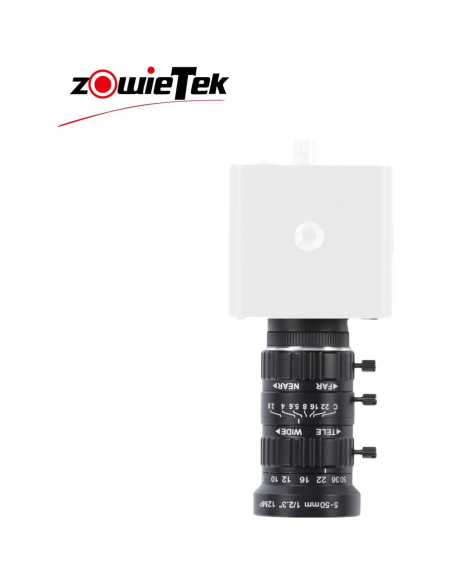 Lente Zoom 5-50mm 12MP C-Mount Zowietek para Raspberry Pi HQ