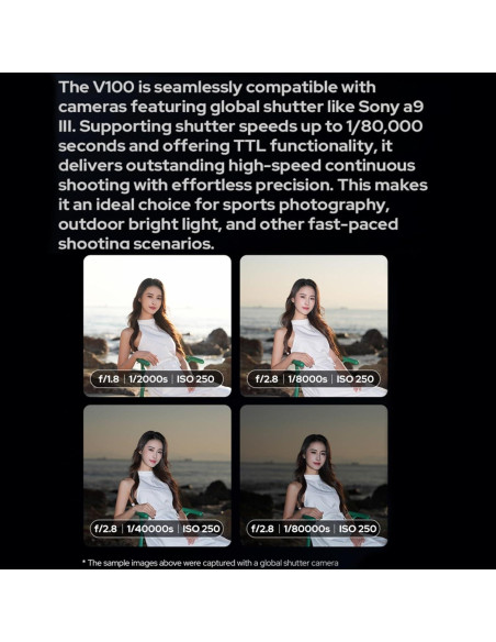 Flash Godox V100-N 100Ws TTL para cámaras Nikon - Pantalla Táctil