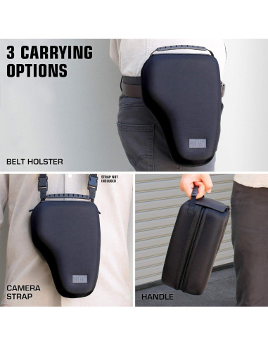 Funda Dura para Cámara DSLR USA Gear con Protección EVA 300mm