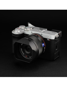 Capucha de Lente Metálica Cuadrada Haoge LH-S245N para Sony FE 2