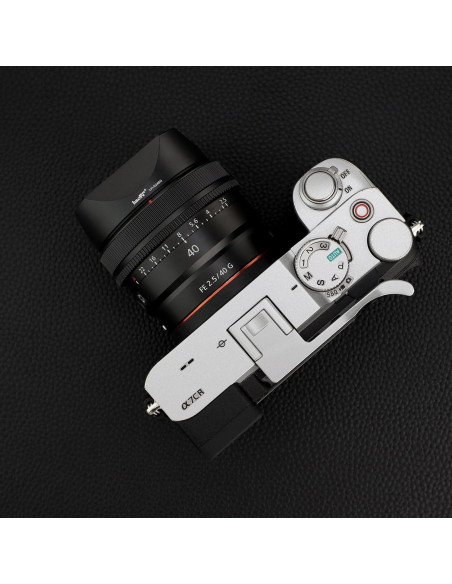 Capucha de Lente Metálica Cuadrada Haoge LH-S245N para Sony FE