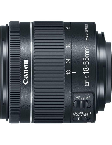 Objetivo Canon EF-S 18-55mm f/4-5.6 IS STM Renovado