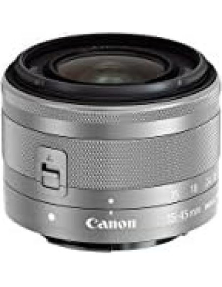 Lente Zoom Canon EF-M 15-45mm f/3.5-6.3 IS STM Plata