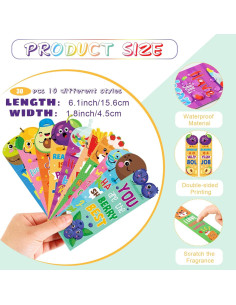 Set de 80 Piezas de Lápices y Marcadores Aromatizados Teling 2