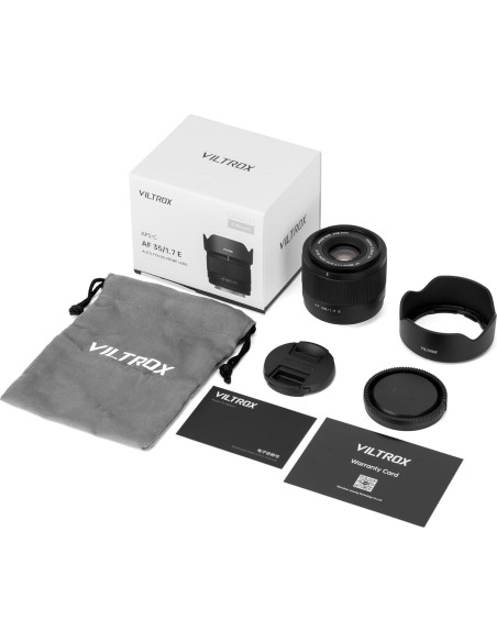 Lente VILTROX 35mm f1.7 E para Sony E - Enfoque Automático