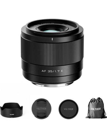 Lente VILTROX 35mm f1.7 E para Sony E - Enfoque Automático