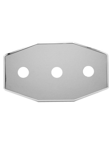 Placa de Remodelación 3 Agujeros Westbrass D505-26 Cromo