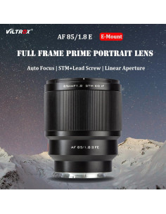 Lente VILTROX 85mm f/1.8 Mark II para Sony E-Mount 2