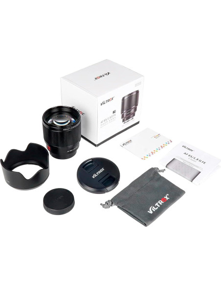 Lente VILTROX 85mm f/1.8 Mark II para Sony E-Mount