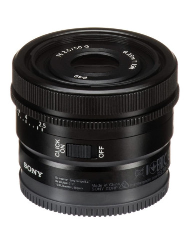 Lente Sony FE 50mm f/2.5 G + Kit de Filtros y Limpieza