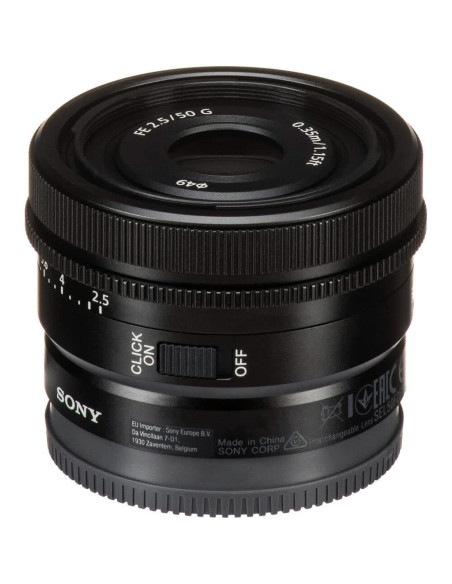 Lente Sony FE 50mm f/2.5 G + Kit de Filtros y Limpieza