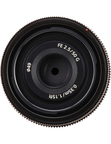 Lente Sony FE 50mm f/2.5 G + Kit de Filtros y Limpieza