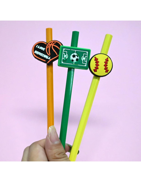 Toppers para Lápices y Bolígrafos XHAOYEAHX 60PCS Deportivos