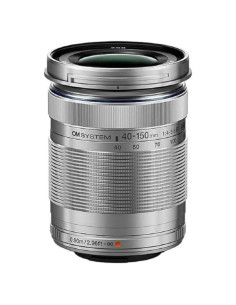Lente Teleobjetivo Zoom OM SYSTEM M.Zuiko 40-150mm F4-5.6 R Plata