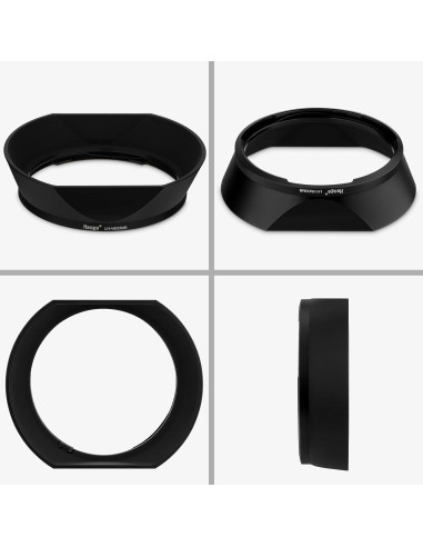Capucha de lente cuadrada Haoge LH-VM35MB para Voigtlander 35mm 40mm 50mm