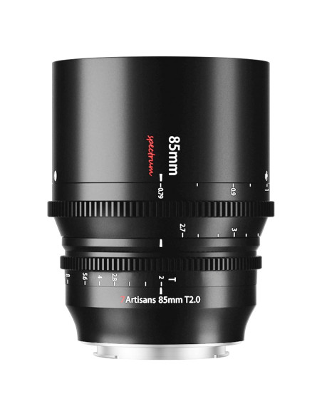 Lente Cine 85mm T2.0 7artisans para Nikon Z - Enfoque Manual