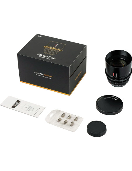 Lente Cine 85mm T2.0 7artisans para Nikon Z - Enfoque Manual