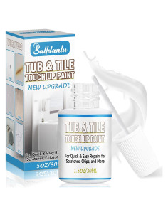 Pintura para Baños y Azulejos Balldanlu 30ml Blanco Brillante