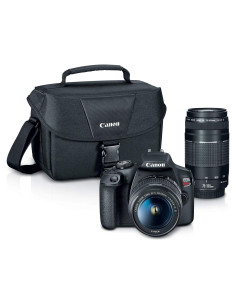 Cámara DSLR Canon EOS Rebel T7 Kit Doble Lente 24.1MP